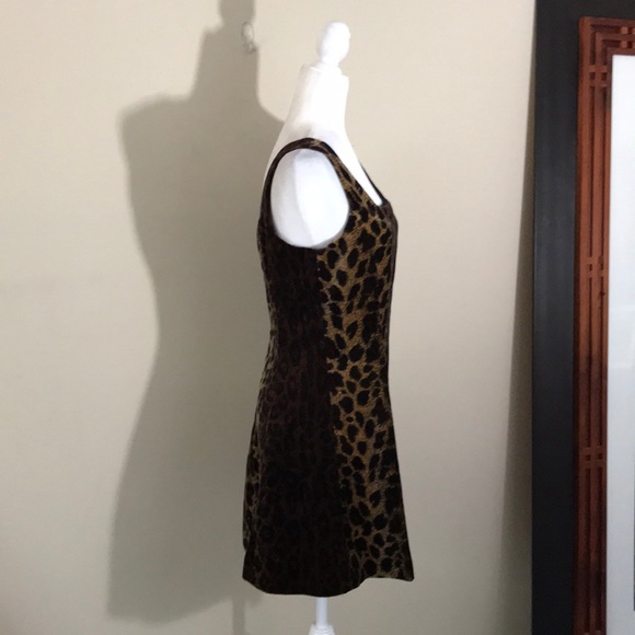 NWT Vintage Jeffery Halper Leopard Dress - Picture 3 of 7